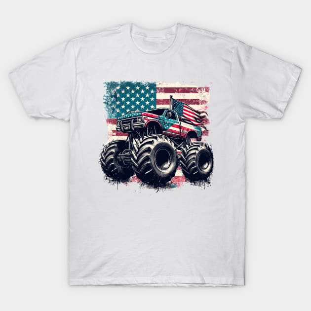 Monster Truck T-Shirt by Vehicles-Art